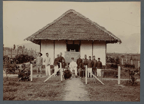 Officer with staff for a house, 1912, anonymous, 1912 Canvas Print