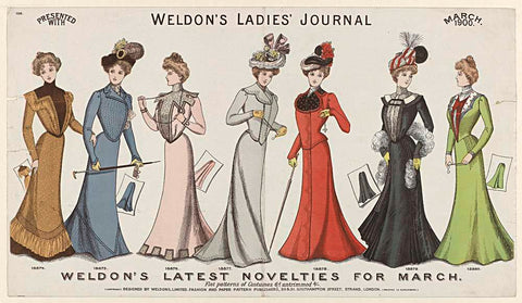 Weldon’s Ladies’ Journal, anonymous, 1900 Canvas Print