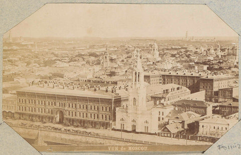 View of Moscow: churches and buildings, F. Bureau, c. 1890 - c. 1900 Canvas Print