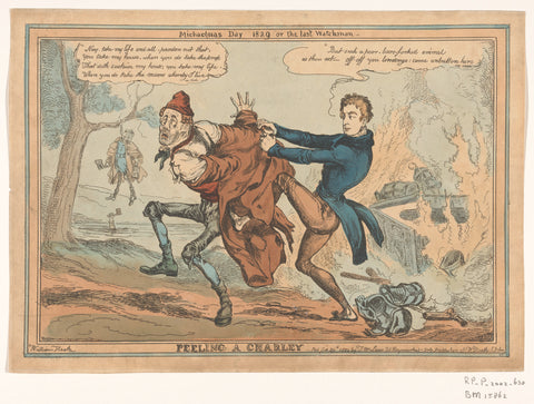 Cartoon on Sir Robert Peel, William Heath, 1829 Canvas Print