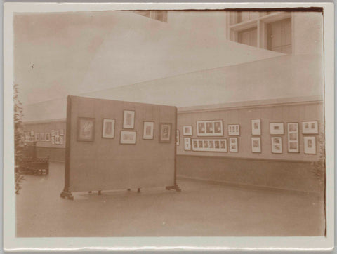 Exhibition of prints during the Rembrandt exhibition in the eastern courtyard in 1932, 1932 Canvas Print