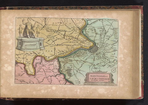 Map of the Margraviate of Antwerp, anonymous, 1735 Canvas Print